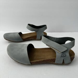 Loints of Holland Vinkenberg  Nubuck Leather Women’s Size 38 Light Blue Comfort